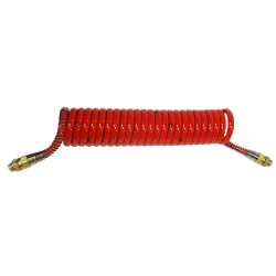 Serpentin de aire de Poliuretano Homologado DIN 74323-74324-73378 - Rojo