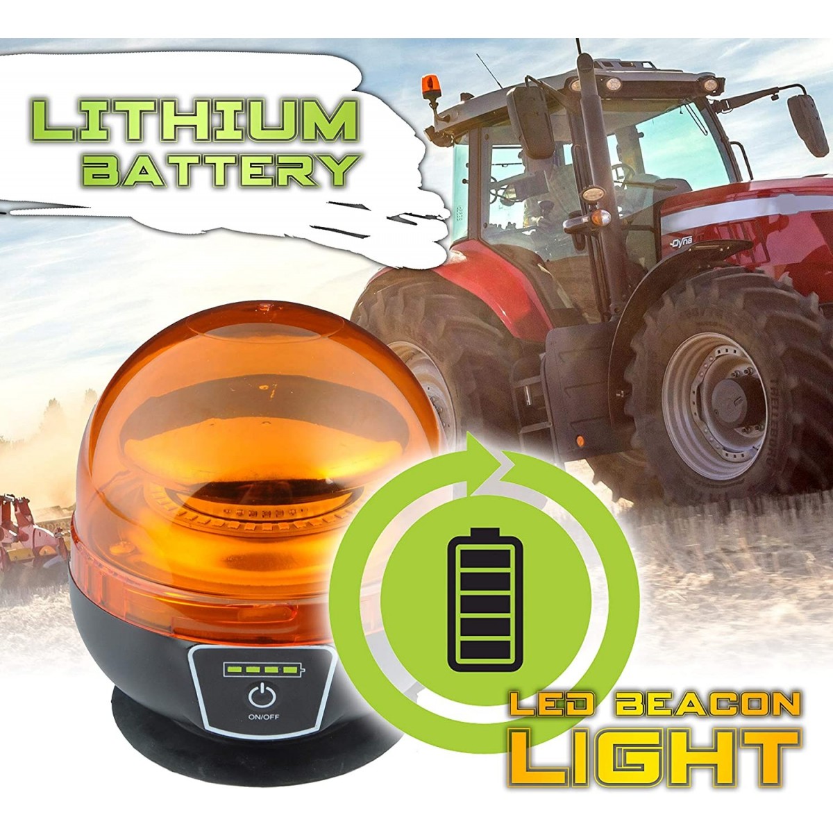Rotativos LED para 12V y 24V - Comprar rotativo para tractor
