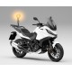Rotativo LED Emergencia Homologado 12V-24V Ámbar Advertencia con Mástil Extensible telescópico para motocicletas